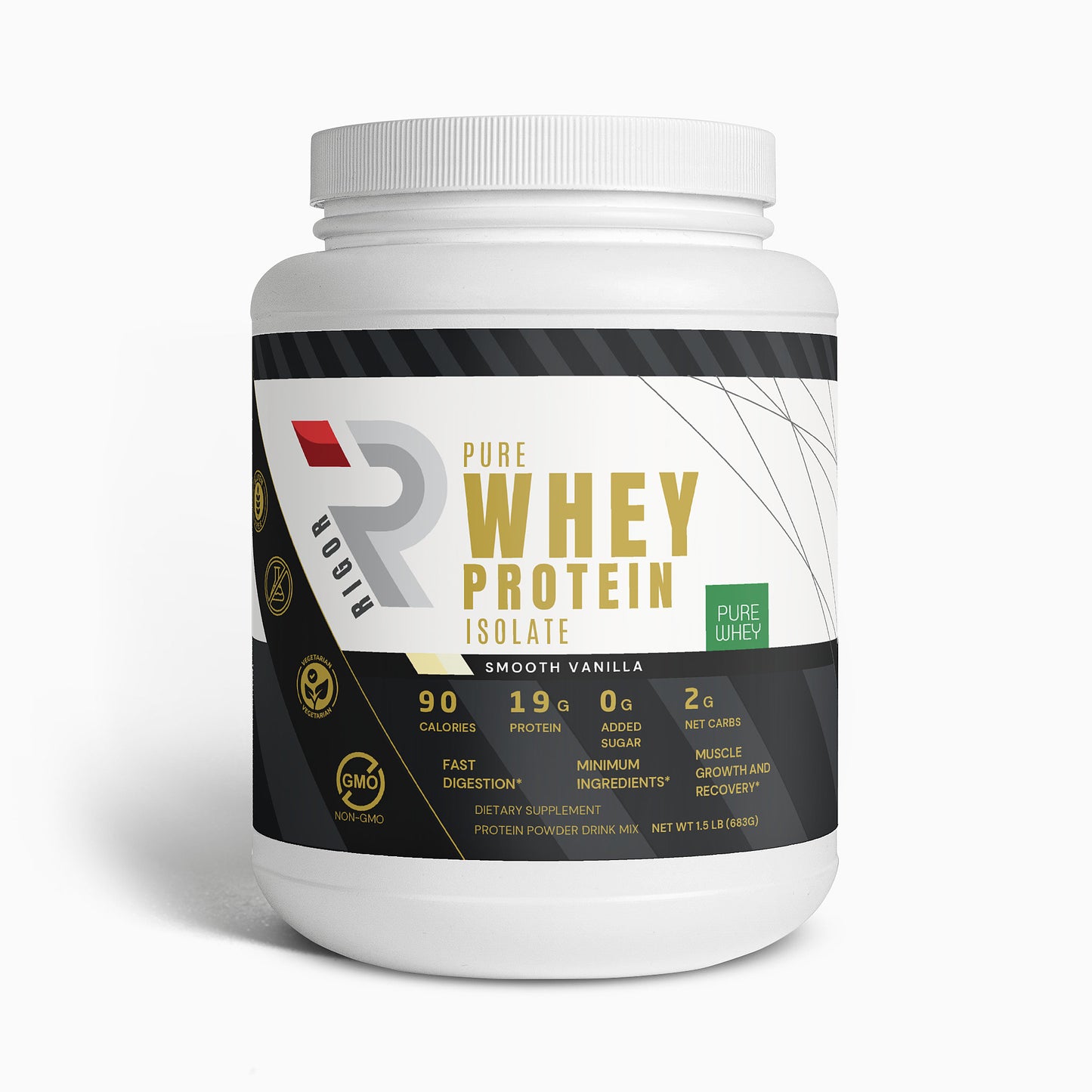 Pure Whey Protein Isolate - Smooth Vanilla