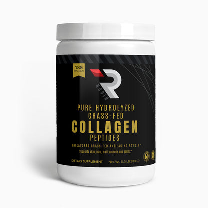 Pure Grass-Fed Hydrolyzed Collagen Peptides, Unflavored, 18 g Protein
