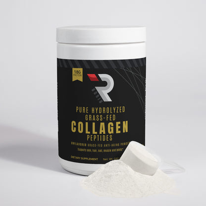 Pure Grass-Fed Hydrolyzed Collagen Peptides, Unflavored, 18 g Protein